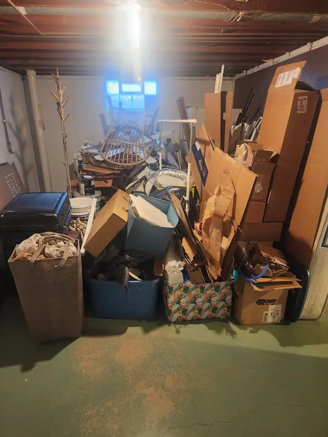 Roll-off dumpster container at job site for Yard Waste Dumpster Rental in Clarendon Hills